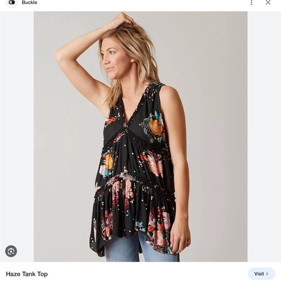 Free People Floral Blouse - Picture 3 of 11